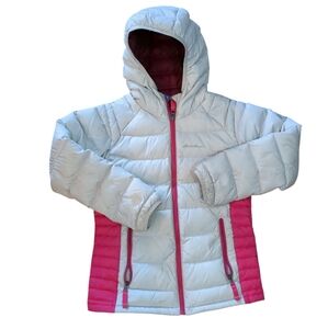 EDDIE BAUER Grey and Pink Jacket S 7 8